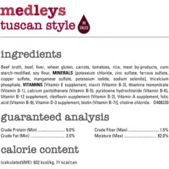 Purina Beneful Medleys Tuscan Style Canned Dog Food -Blue Buffalos Shop 100126 PT4. AC SS1800 V1700157767