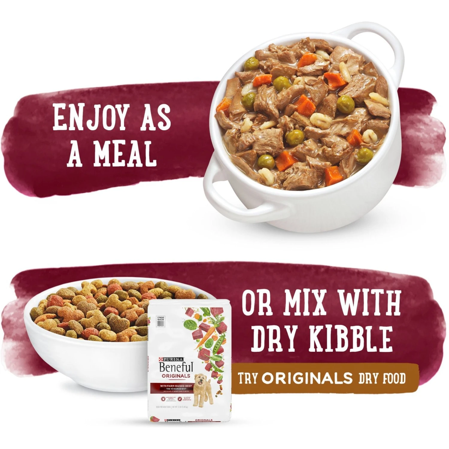 Purina Beneful Prepared Meals Beef Stew With Peas, Carrots, Rice & Barley Wet Dog Food 8 Purina Beneful Prepared Meals Beef Stew With Peas, Carrots, Rice & Barley Wet Dog Food - Image 6