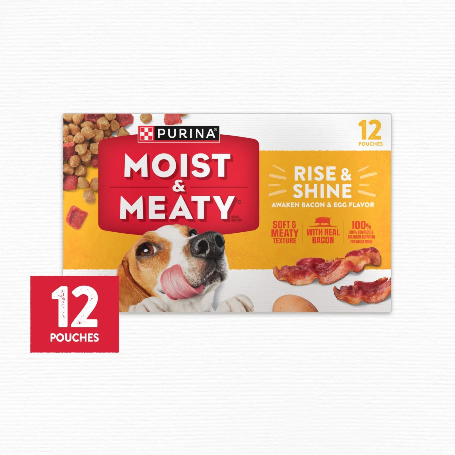 Moist & Meaty Rise & Shine Awaken Bacon & Egg Flavor Dry Dog Food 4 Moist & Meaty Rise & Shine Awaken Bacon & Egg Flavor Dry Dog Food - Image 2