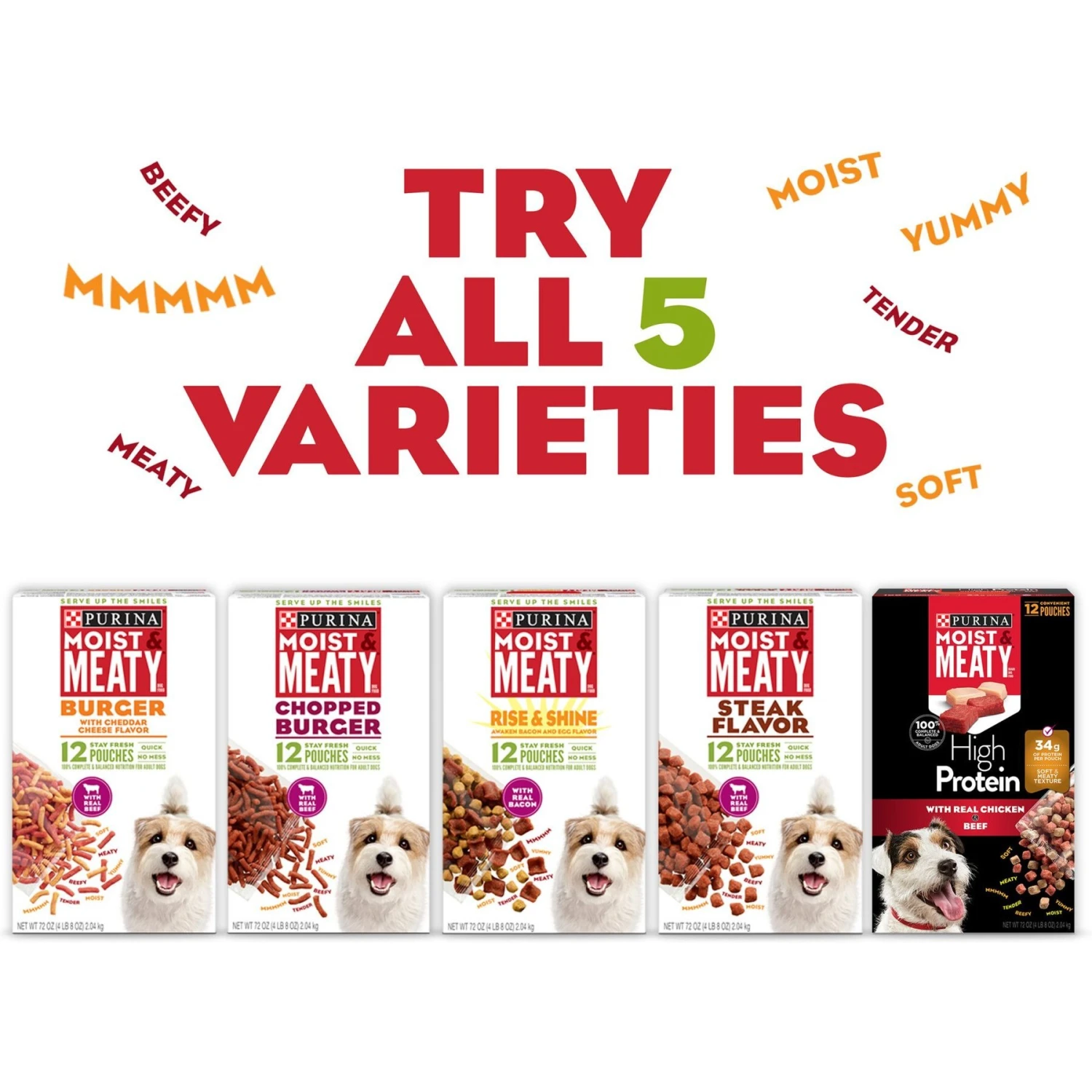 Moist & Meaty Rise & Shine Awaken Bacon & Egg Flavor Dry Dog Food 11 Moist & Meaty Rise & Shine Awaken Bacon & Egg Flavor Dry Dog Food - Image 9