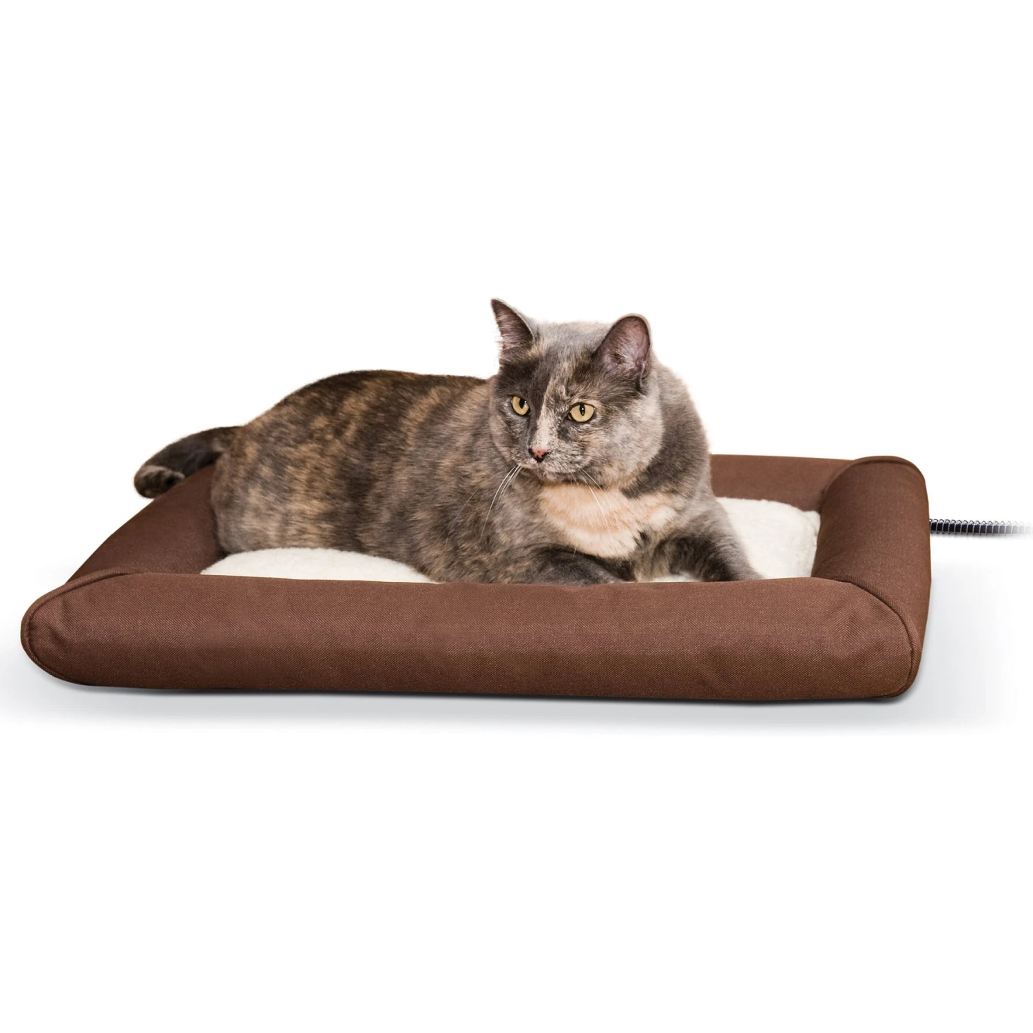 K&H Pet Products Deluxe Lectro-Soft Outdoor Heated Bolster Cat & Dog Bed 3 K&H Pet Products Deluxe Lectro-Soft Outdoor Heated Bolster Cat & Dog Bed
