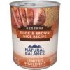 Natural Balance Limited Ingredient Reserve Duck & Brown Rice Canned Dog Food, 13-oz Can, Case Of 12 -Blue Buffalos Shop 1021582 MAIN. AC SS1800 V1703195043