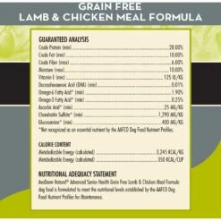 AvoDerm Advanced Senior Health Lamb & Chicken Meal Formula Dry Dog Food -Blue Buffalos Shop 103839 PT4. AC SS1800 V1585938783