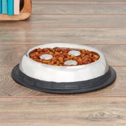 QT Dog Brake-Fast Non-Skid Stainless Steel Dog & Cat Bowl -Blue Buffalos Shop 105510 PT7. AC SS1800 V1517522479