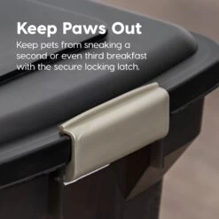 IRIS USA WeatherPro Airtight, Dog, Cat, Bird & Small-Pet Food Storage Container -Blue Buffalos Shop 105889 PT3. AC SS1800 V1475679538