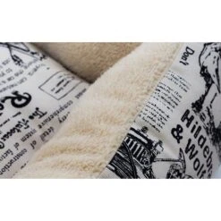Paws & Pals 1800's Newspaper Bolster Cat & Dog Bed -Blue Buffalos Shop 106303 PT6. AC SS1800 V1566250047