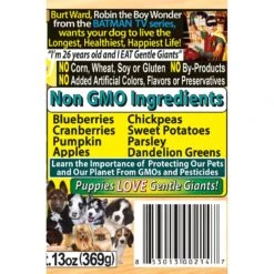 Gentle Giants Natural Non-GMO Puppy Grain-Free Chicken Wet Dog Food -Blue Buffalos Shop 106376 PT5. AC SS1800 V1690830804