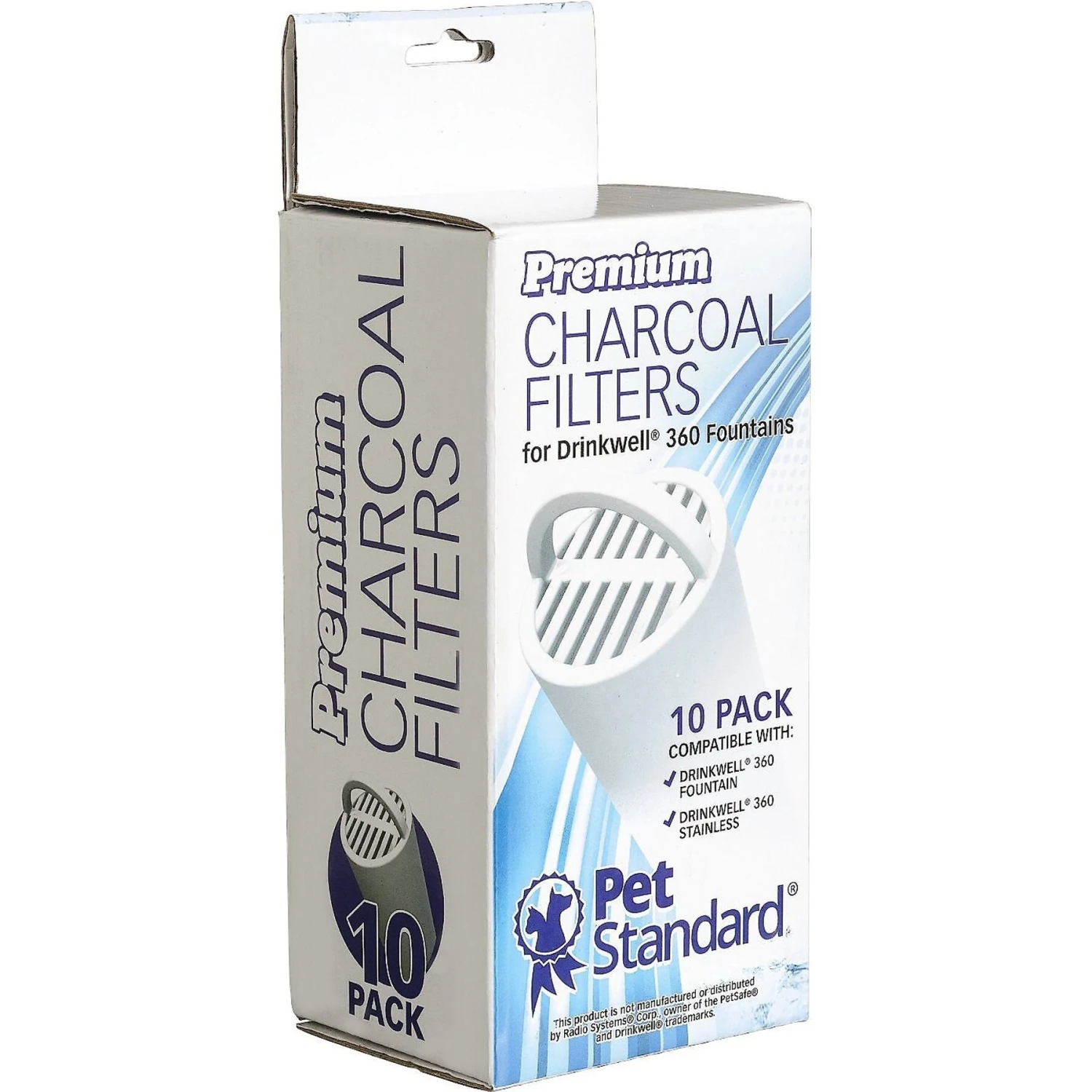 Pet Standard Premium Charcoal Filters For PetSafe Drinkwell 360 Fountains 3 Pet Standard Premium Charcoal Filters For PetSafe Drinkwell 360 Fountains