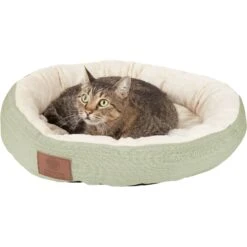American Kennel Club AKC Casablanca Bolster Cat & Dog Bed -Blue Buffalos Shop 106537 PT4. AC SS1800 V1566250346