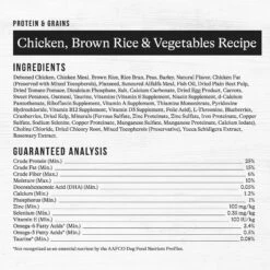American Journey Protein & Grains Chicken, Brown Rice & Vegetables Recipe Dry Dog Food -Blue Buffalos Shop 109339 PT8. AC SS1800 V1680622696