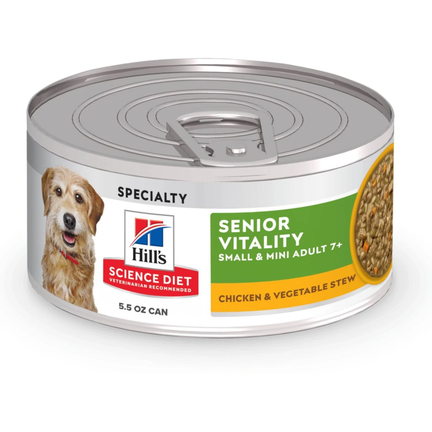 Hill's Science Diet Adult 7+ Small & Mini Senior Vitality Chicken & Vegetable Stew Canned Dog Food 3 Hill's Science Diet Adult 7+ Small & Mini Senior Vitality Chicken & Vegetable Stew Canned Dog Food