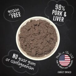 Hound & Gatos 98% Pork & Liver Grain-Free Canned Dog Food -Blue Buffalos Shop 115063 PT3. AC SS1800 V1594837266