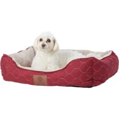 American Kennel Club AKC Circle Stitch Orthopedic Bolster Cat & Dog Bed -Blue Buffalos Shop 115250 PT4. AC SS1800 V1569532397