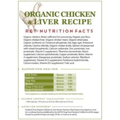 Tender & True Organic Chicken & Liver Recipe Grain-Free Canned Dog Food 7 Tender & True Organic Chicken & Liver Recipe Grain-Free Canned Dog Food -Blue Buffalos Shop 115353 PT3. AC SS1800 V1583864317