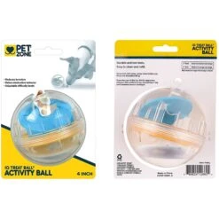 Pet Zone IQ Treat Dispenser Ball Dog Toy -Blue Buffalos Shop 115632 PT8. AC SS1800 V1534452782
