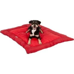Kurgo Loft Wander Pillow Dog Bed, Chili Red -Blue Buffalos Shop 116070 PT3. AC SS1800 V1566322814