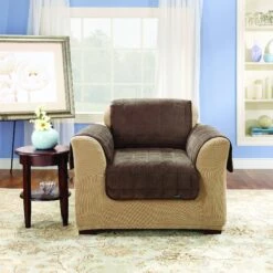 Sure Fit Deluxe Chair Cover -Blue Buffalos Shop 121063 PT2. AC SS1800 V1628668869