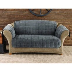 Sure Fit Deluxe Loveseat Cover -Blue Buffalos Shop 121085 PT2. AC SS1800 V1628667124