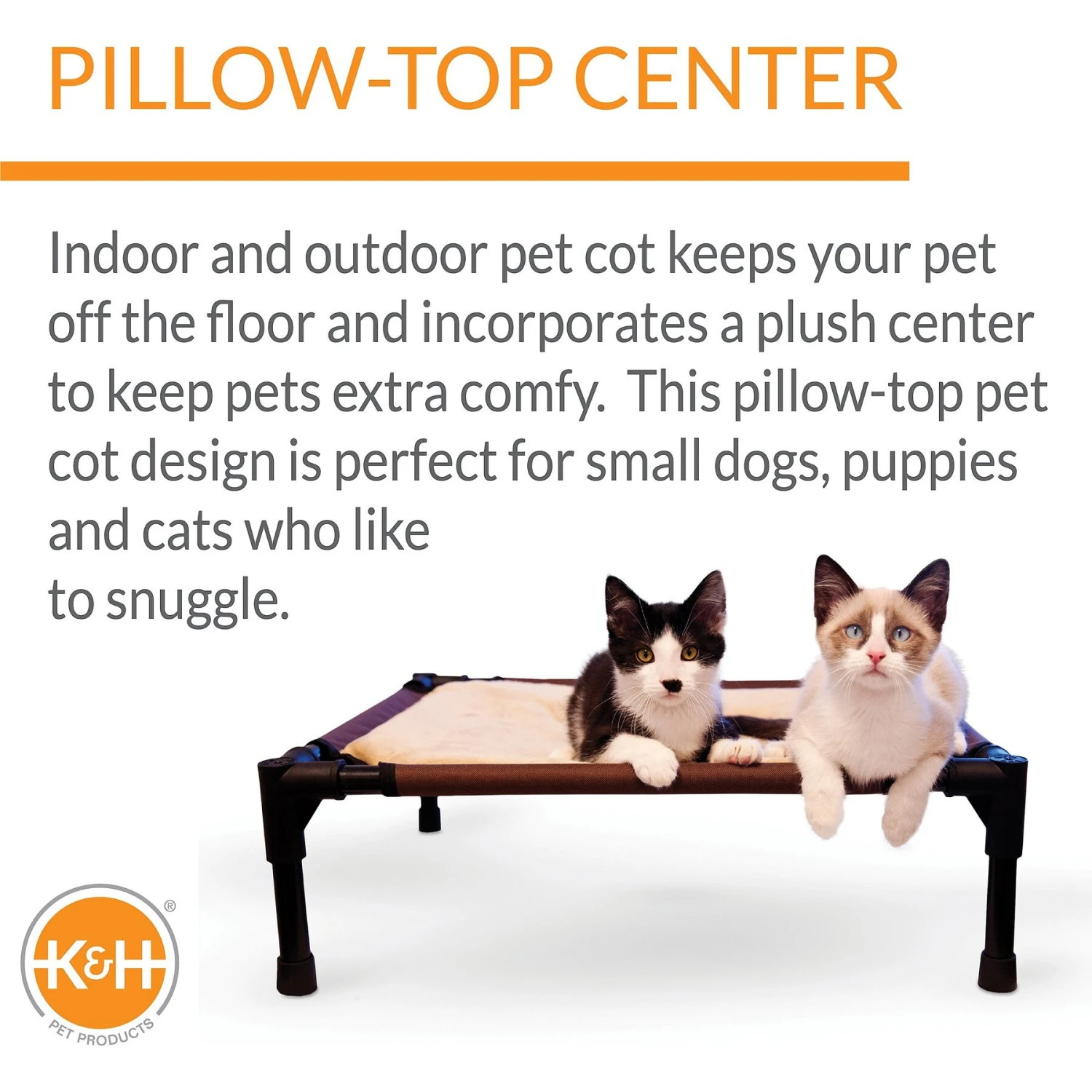 K&H Pet Products Comfy Pet Cot Elevated Pet Bed 5 K&H Pet Products Comfy Pet Cot Elevated Pet Bed - Image 3