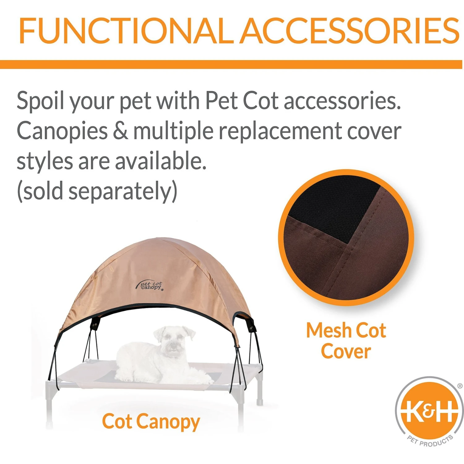 K&H Pet Products Comfy Pet Cot Elevated Pet Bed 6 K&H Pet Products Comfy Pet Cot Elevated Pet Bed - Image 4