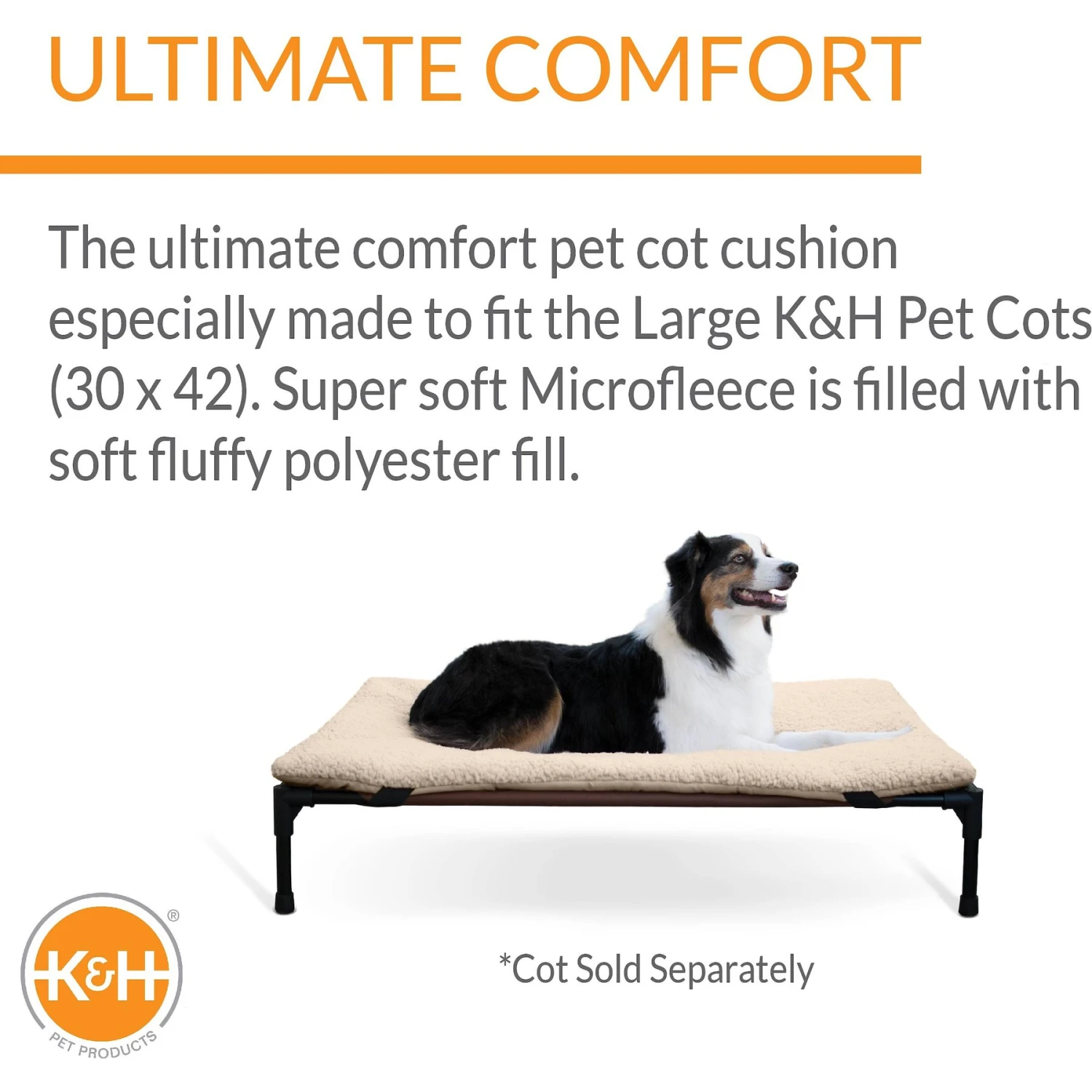 K&H Pet Products Original Cot Pad For Elevated Dog Bed 5 K&H Pet Products Original Cot Pad For Elevated Dog Bed - Image 3