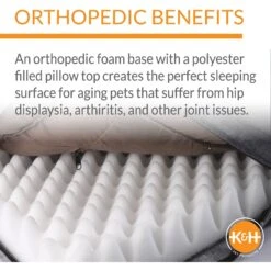 K&H Pet Products Pillow-Top Orthopedic Lounger Sofa Dog Bed -Blue Buffalos Shop 121283 PT2. AC SS1800 V1620843736