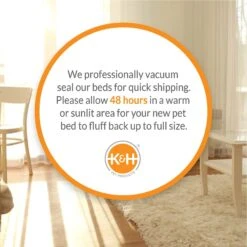 K&H Pet Products Pillow-Top Orthopedic Lounger Sofa Dog Bed -Blue Buffalos Shop 121283 PT4. AC SS1800 V1620839291