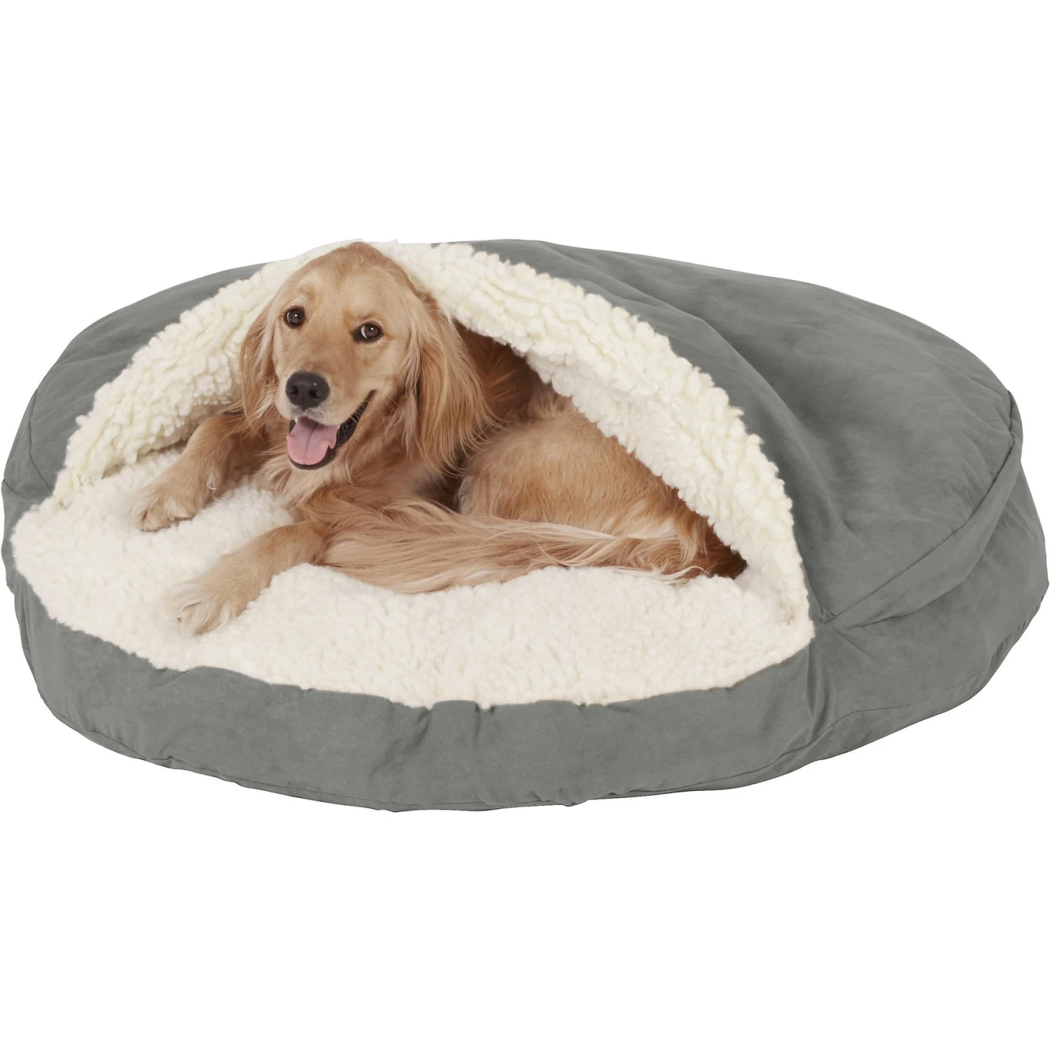 Snoozer Pet Products Luxury Microsuede Cozy Cave Dog & Cat Bed 6 Snoozer Pet Products Luxury Microsuede Cozy Cave Dog & Cat Bed - Image 4