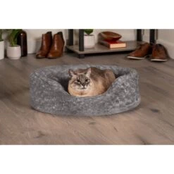 FurHaven Ultra Plush Oval Bolster Cat & Dog Bed With Removable Cover 13 FurHaven Ultra Plush Oval Bolster Cat & Dog Bed With Removable Cover -Blue Buffalos Shop 123326 PT2. AC SS1800 V1693937119