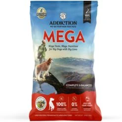 Addiction Mega Complete Balanced Grain-Free Medium To Large Breed Adult Dry Dog Food