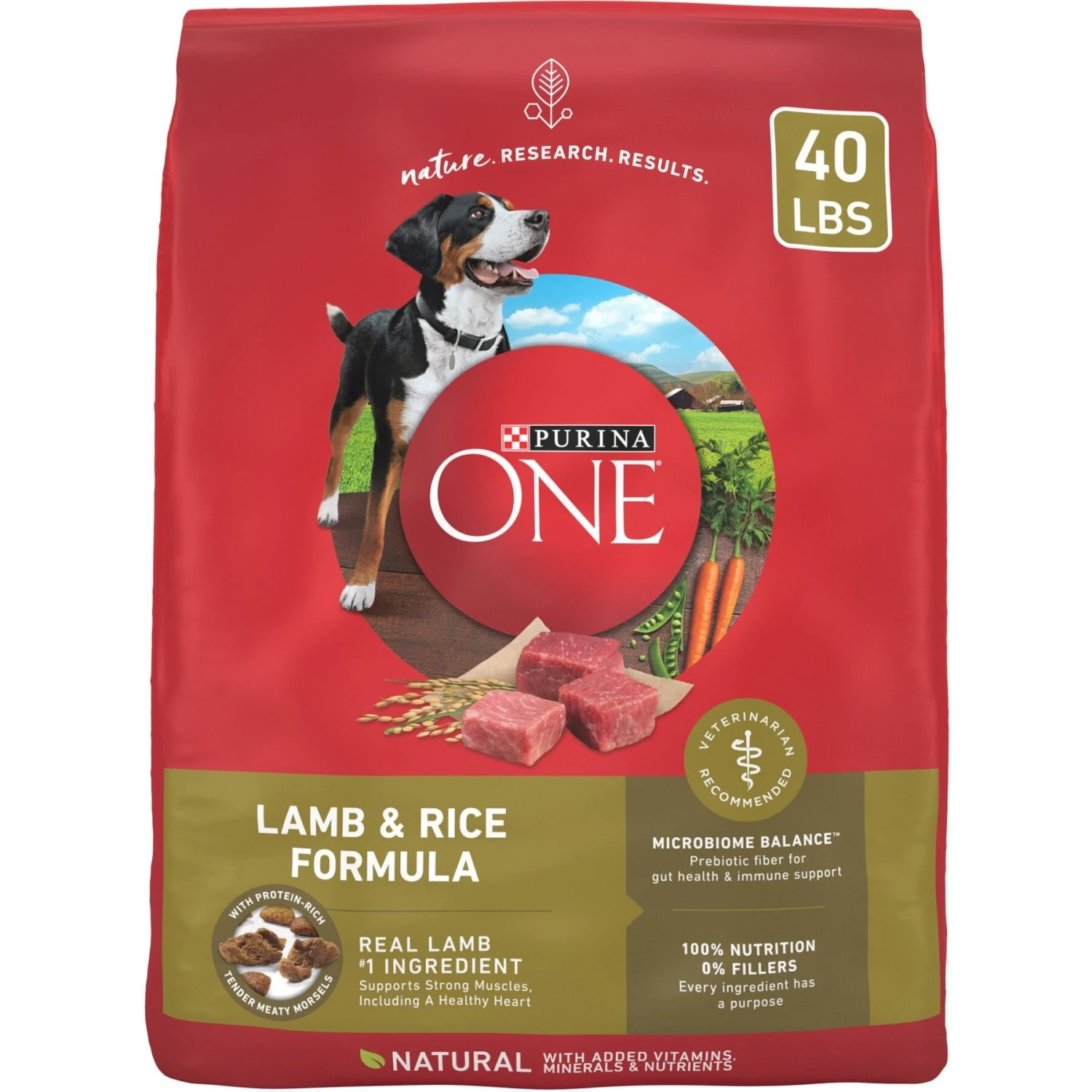 Purina ONE Natural SmartBlend Lamb & Rice Formula Dry Dog Food 3 Purina ONE Natural SmartBlend Lamb & Rice Formula Dry Dog Food