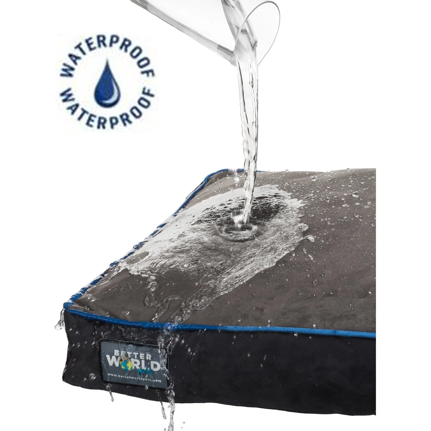 Better World Pets Orthopedic Pillow Dog Bed With Removable Cover 10 Better World Pets Orthopedic Pillow Dog Bed With Removable Cover - Image 8