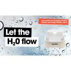 Dog Mate Large Fresh Water Plastic Dog & Cat Fountain, 192-oz -Blue Buffalos Shop 127457 PT2. AC SS1800 V1663714465