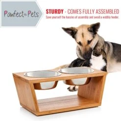 Pawfect Pets Premium Non-Skid Elevated Dog & Cat Bowl -Blue Buffalos Shop 127480 PT1. AC SS1800 V1627615635