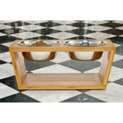 Pawfect Pets Premium Non-Skid Elevated Dog & Cat Bowl -Blue Buffalos Shop 127480 PT8. AC SS1800 V1627612013