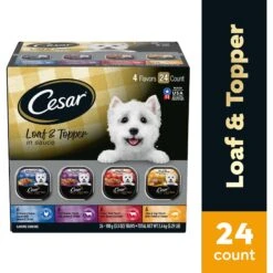 Cesar Loaf In Sauce Variety Pack Grain-Free Small Breed Adult Wet Dog Food Trays -Blue Buffalos Shop 128531 PT2. AC SS1800 V1695650671