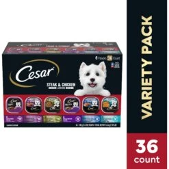 Cesar Steak & Poultry Lovers Variety Pack Small Breed Adult Wet Dog Food Trays 13 Cesar Steak & Poultry Lovers Variety Pack Small Breed Adult Wet Dog Food Trays -Blue Buffalos Shop 128543 PT2. AC SS1800 V1695655210