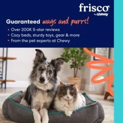 Frisco Plush Pillow Cat & Dog Bed W/ Removable Cover 13 Frisco Plush Pillow Cat & Dog Bed W/ Removable Cover -Blue Buffalos Shop 129513 PT8. AC SS1800 V1674162525