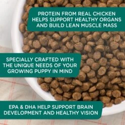 Rachael Ray Nutrish Bright Puppy Natural Real Chicken & Brown Rice Recipe Dry Dog Food -Blue Buffalos Shop 129819 PT8. AC SS1800 V1657655411