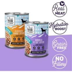 I And Love And You Cluckin' Good And Gobble It Up Stew Grain-Free Combo Pack Canned Dog Food -Blue Buffalos Shop 130165 PT1. AC SS1800 V1612410082