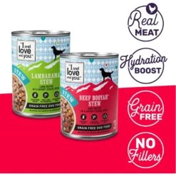 I And Love And You Beef Booyah And Lambarama Stew Grain-Free Combo Pack Canned Dog Food 12 I And Love And You Beef Booyah And Lambarama Stew Grain-Free Combo Pack Canned Dog Food -Blue Buffalos Shop 130167 PT1. AC SS1800 V1612407136