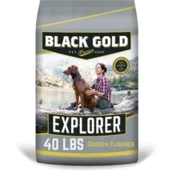 Black Gold Explorer Mature 7+ Formula Dry Dog Food, 40-lb Bag