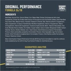 Black Gold Explorer Original Performance 26/18 Dry Dog Food -Blue Buffalos Shop 133092 PT8. AC SS1800 V1652737610