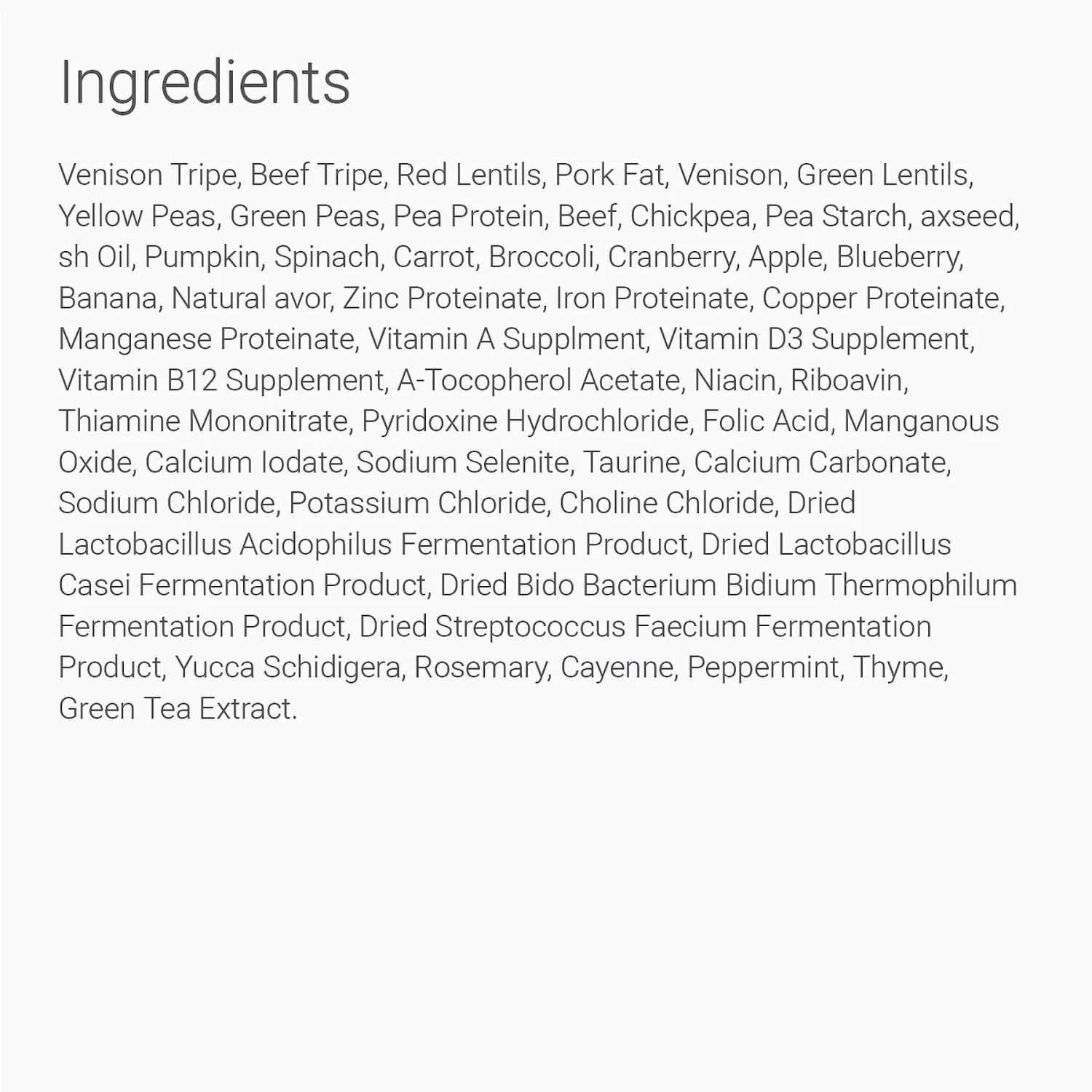 PetKind Tripe Dry Grain-Free Venison Tripe Formula Dry Dog Food 4 PetKind Tripe Dry Grain-Free Venison Tripe Formula Dry Dog Food - Image 2