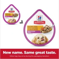 Hill's Science Diet Puppy Small & Mini Savory Stew Chicken & Vegetable Wet Dog Food Trays -Blue Buffalos Shop 133604 PT1. AC SS1800 V1692734464