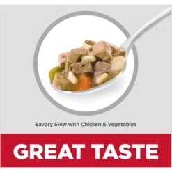Hill's Science Diet Adult 7+ Small & Mini Savory Chicken & Vegetable Stew Dog Food Trays 14 Hill's Science Diet Adult 7+ Small & Mini Savory Chicken & Vegetable Stew Dog Food Trays -Blue Buffalos Shop 133610 PT3. AC SS1800 V1692734919