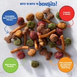 Kibbles 'n Bits Original Savory Beef & Chicken Flavors Dry Dog Food -Blue Buffalos Shop 134039 PT4. AC SS1800 V1693492585