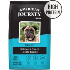 American Journey Large Breed Adult Salmon & Sweet Potato Recipe Grain-Free Dry Dog Food