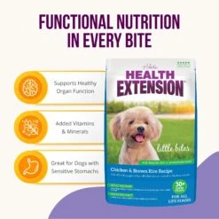 Health Extension Little Bites Chicken & Brown Rice Recipe Dry Dog Food 14 Health Extension Little Bites Chicken & Brown Rice Recipe Dry Dog Food -Blue Buffalos Shop 135733 PT4. AC SS1800 V1678461837