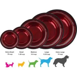 Platinum Pets Non-Skid Stainless Steel Embossed Dog & Cat Bowl -Blue Buffalos Shop 135811 PT8. AC SS1800 V1536863635